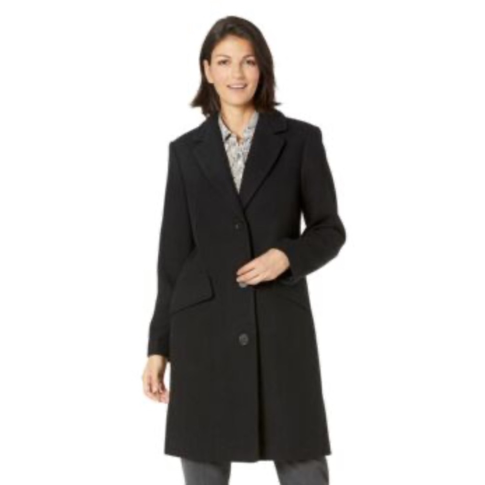 J. Crew Women’s Black Overcoat Size 4